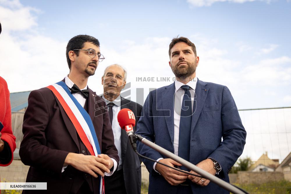 Vincent Jeanbrun visits sensitive HLM neighborhoods - Around Melun AJ