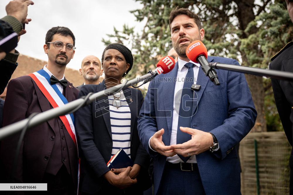 Vincent Jeanbrun visits sensitive HLM neighborhoods - Around Melun AJ