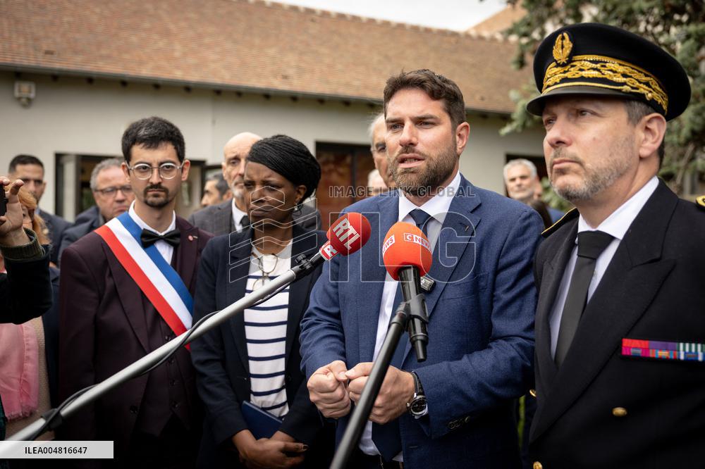 Vincent Jeanbrun visits sensitive HLM neighborhoods - Around Melun AJ