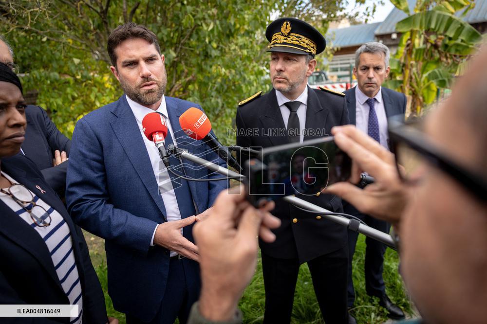 Vincent Jeanbrun visits sensitive HLM neighborhoods - Around Melun AJ