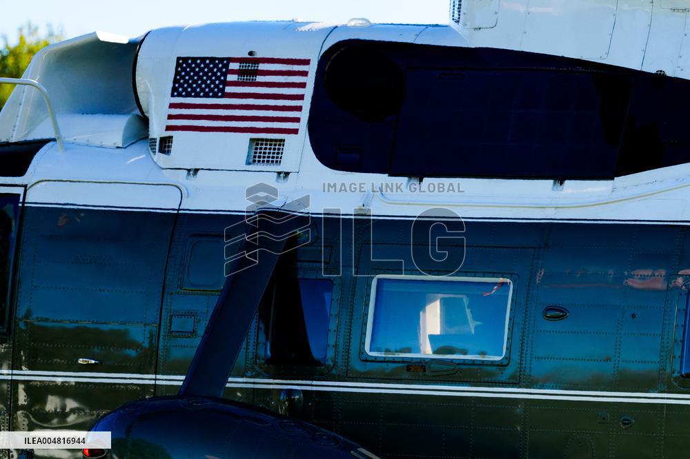 DC: President Trump Departs White House for Florida