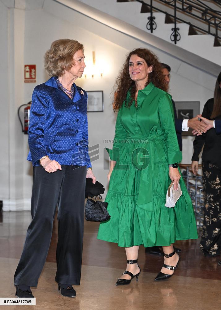 Queen Sofía Attends Metalepsis Premiere - Madrid