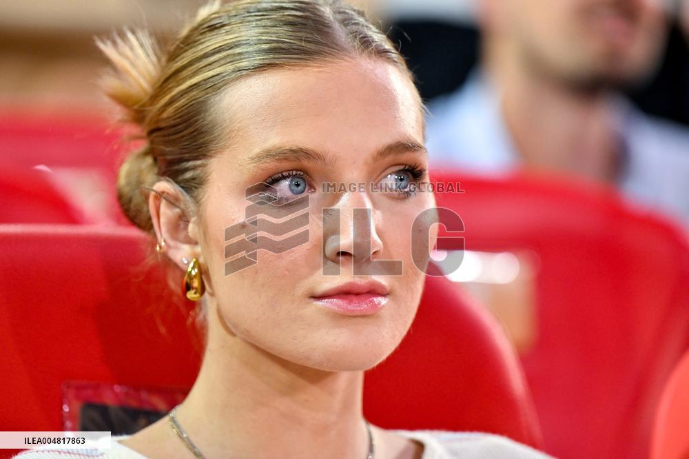 Valentin Vacherot Attends Euroleague Championship Match - Monaco