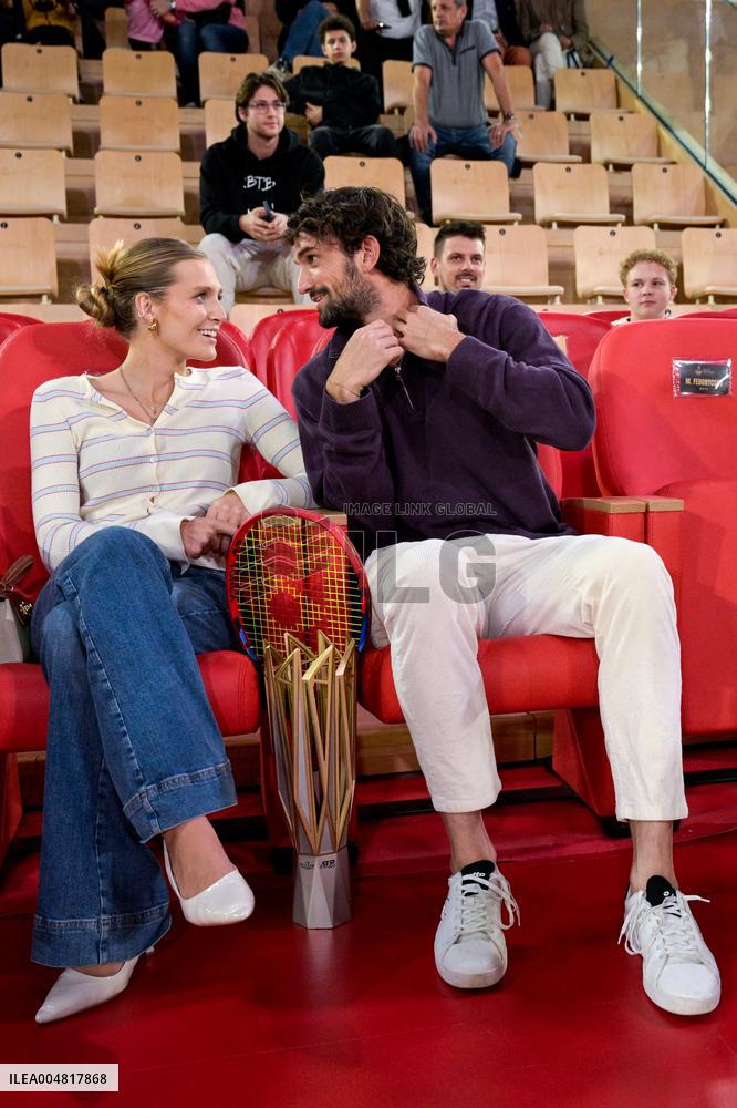 Valentin Vacherot Attends Euroleague Championship Match - Monaco