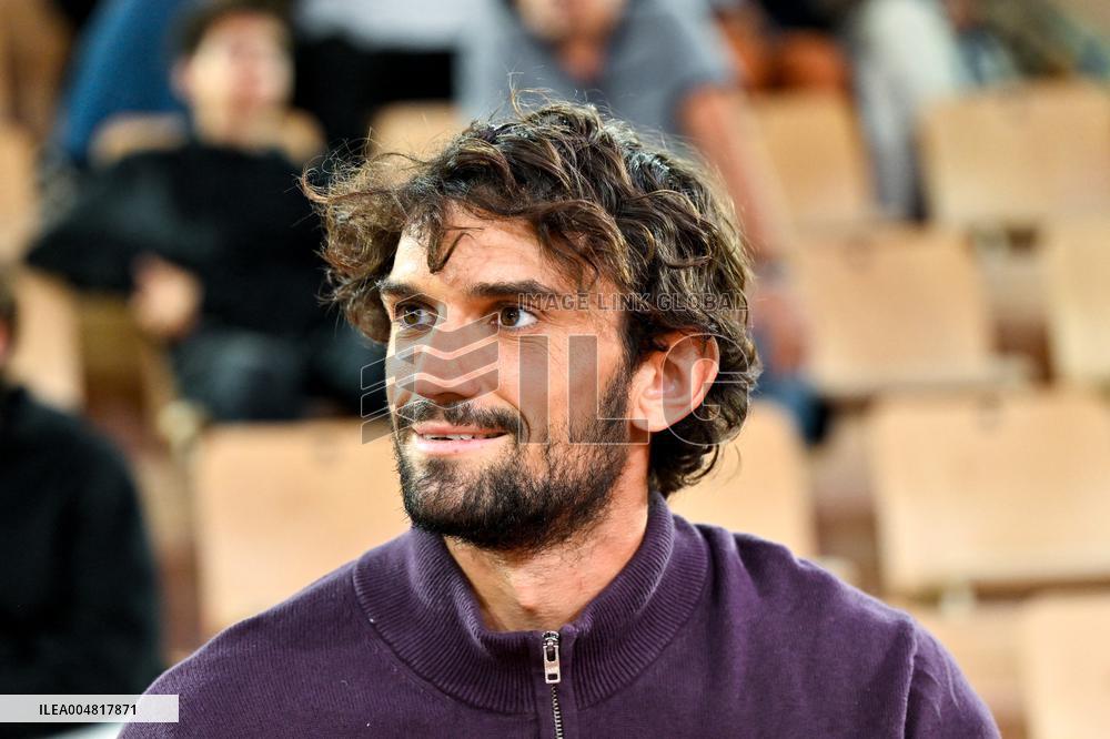 Valentin Vacherot Attends Euroleague Championship Match - Monaco