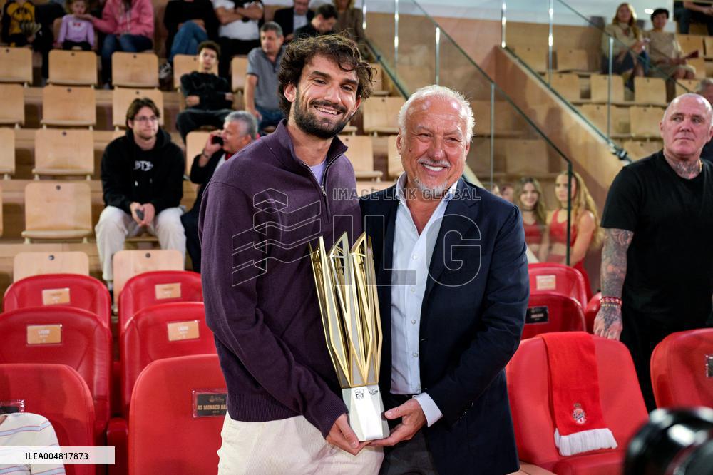 Valentin Vacherot Attends Euroleague Championship Match - Monaco