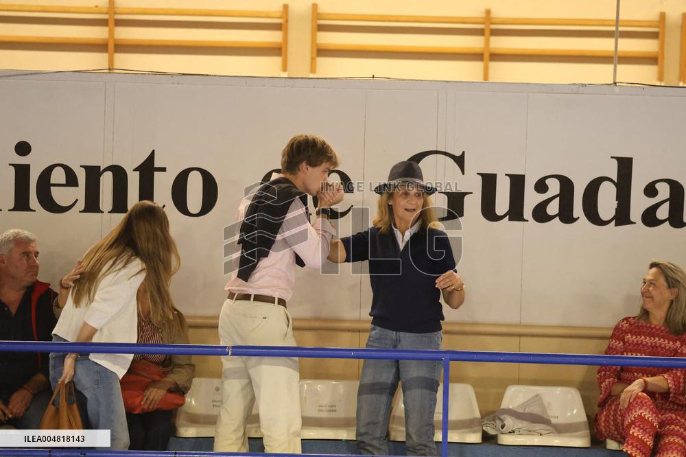 Elena de Borbon And Miguel Urdangarin Attend Asobal League - Guadalajara