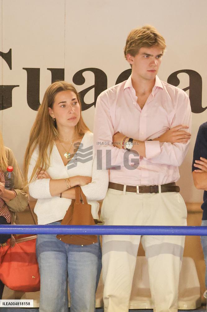 Elena de Borbon And Miguel Urdangarin Attend Asobal League - Guadalajara
