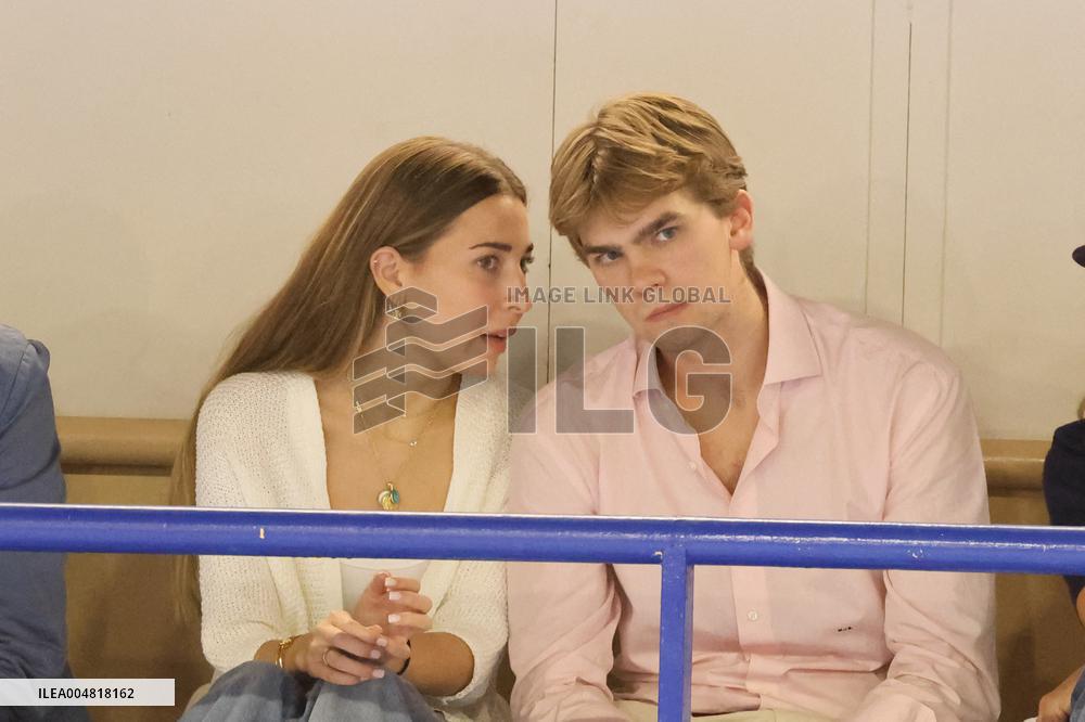 Elena de Borbon And Miguel Urdangarin Attend Asobal League - Guadalajara