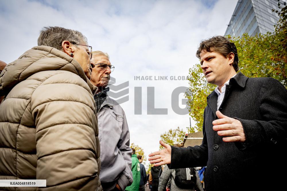 CDA Party Leader Bontebal Campaigns In Rotterdam - Netherlands