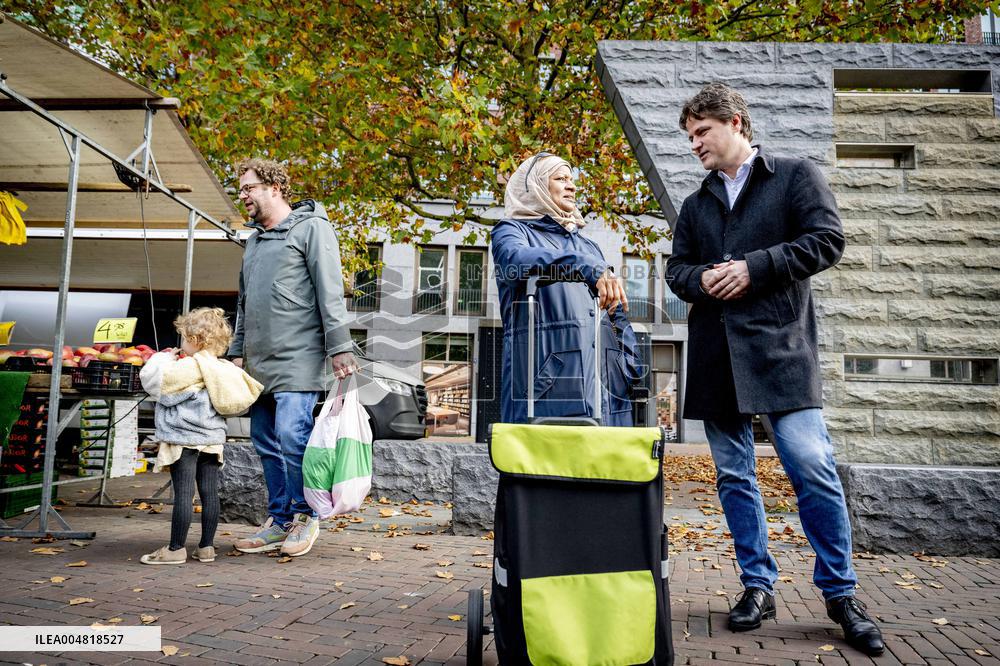 CDA Party Leader Bontebal Campaigns In Rotterdam - Netherlands