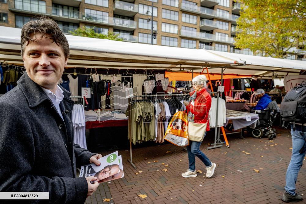 CDA Party Leader Bontebal Campaigns In Rotterdam - Netherlands