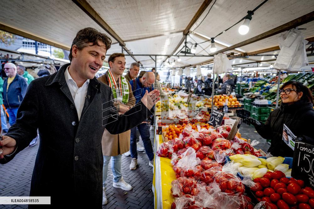 CDA Party Leader Bontebal Campaigns In Rotterdam - Netherlands