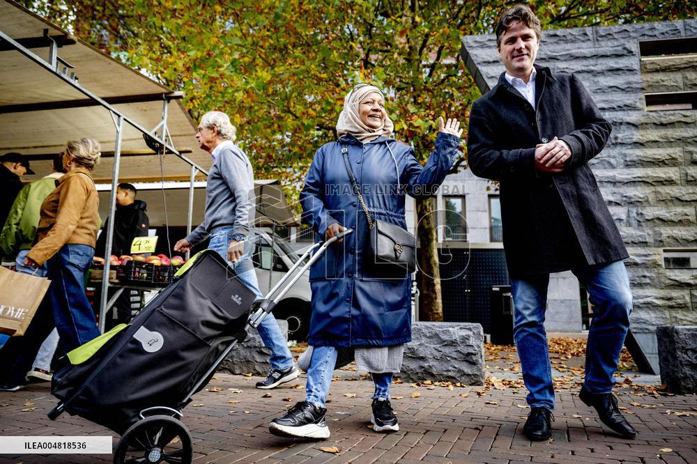 CDA Party Leader Bontebal Campaigns In Rotterdam - Netherlands