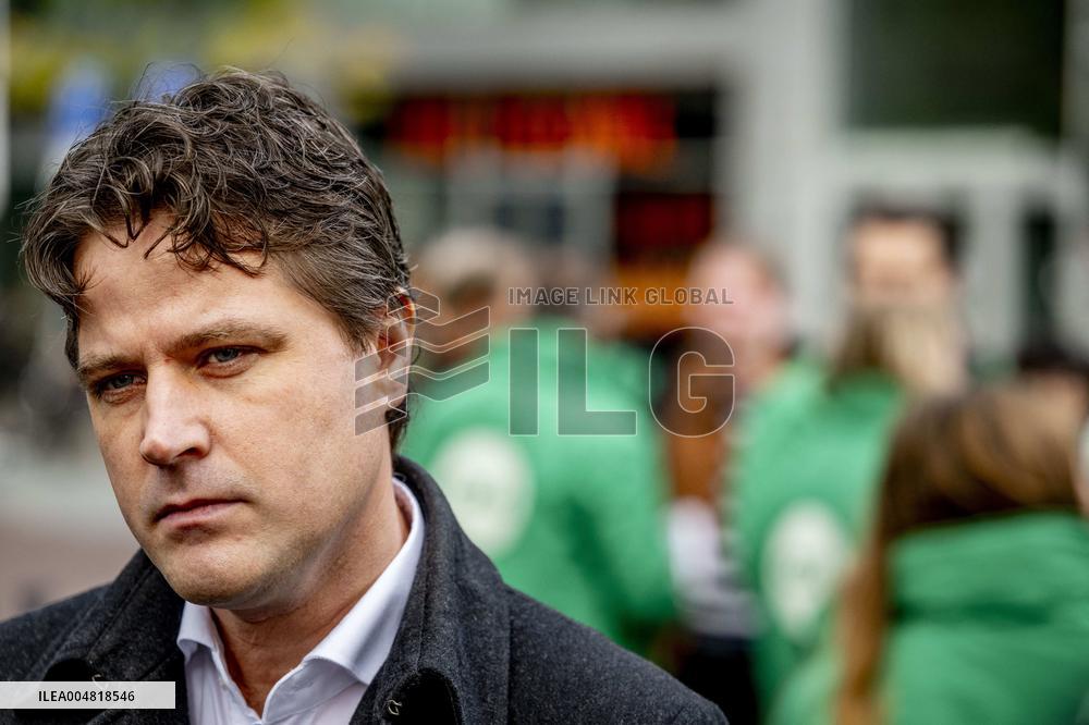 CDA Party Leader Bontebal Campaigns In Rotterdam - Netherlands