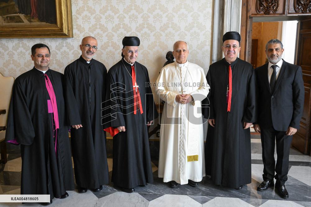 Pope Leo XIV Meets The Maronite Patriarch - Vatican