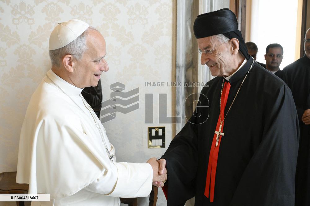 Pope Leo XIV Meets The Maronite Patriarch - Vatican