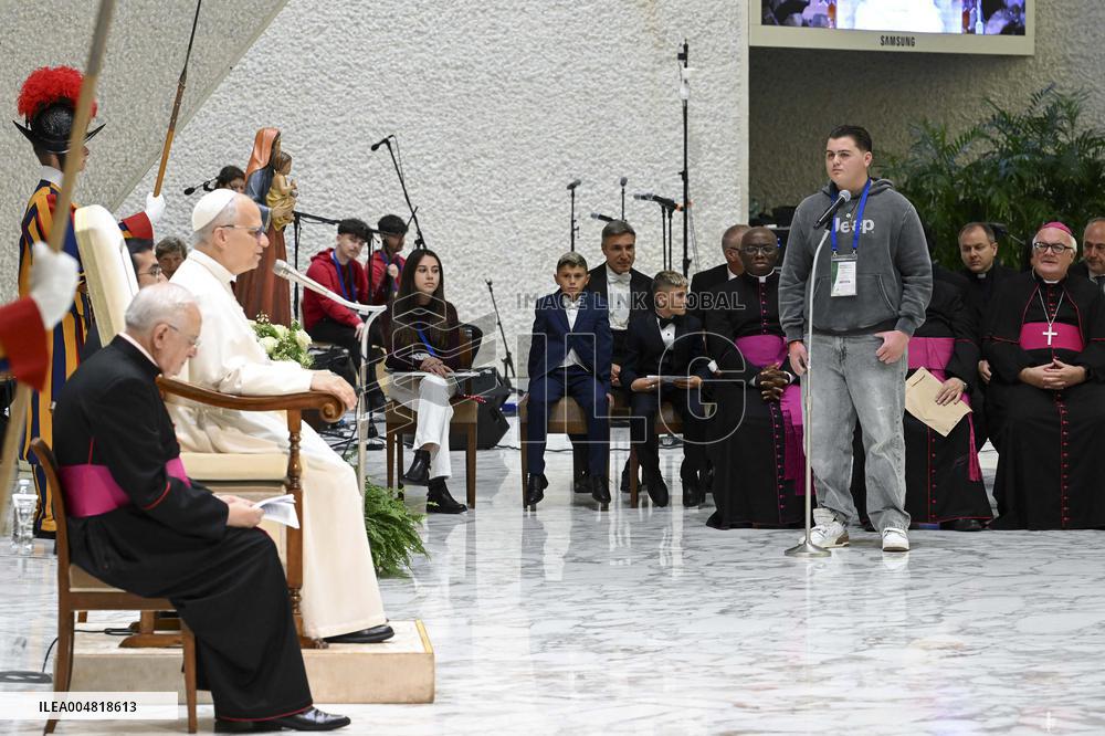 Pope Leo XIV At Jubilee of Romani People, Sinti And Travellers - Vatican