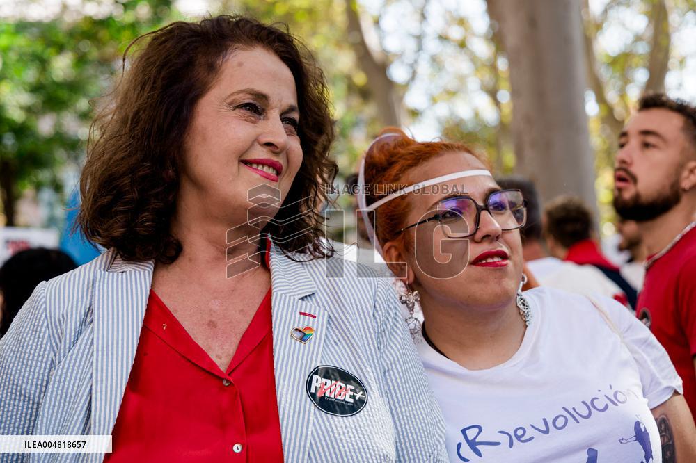 Fourth Positive March organized by Pride Positivo - Madrid
