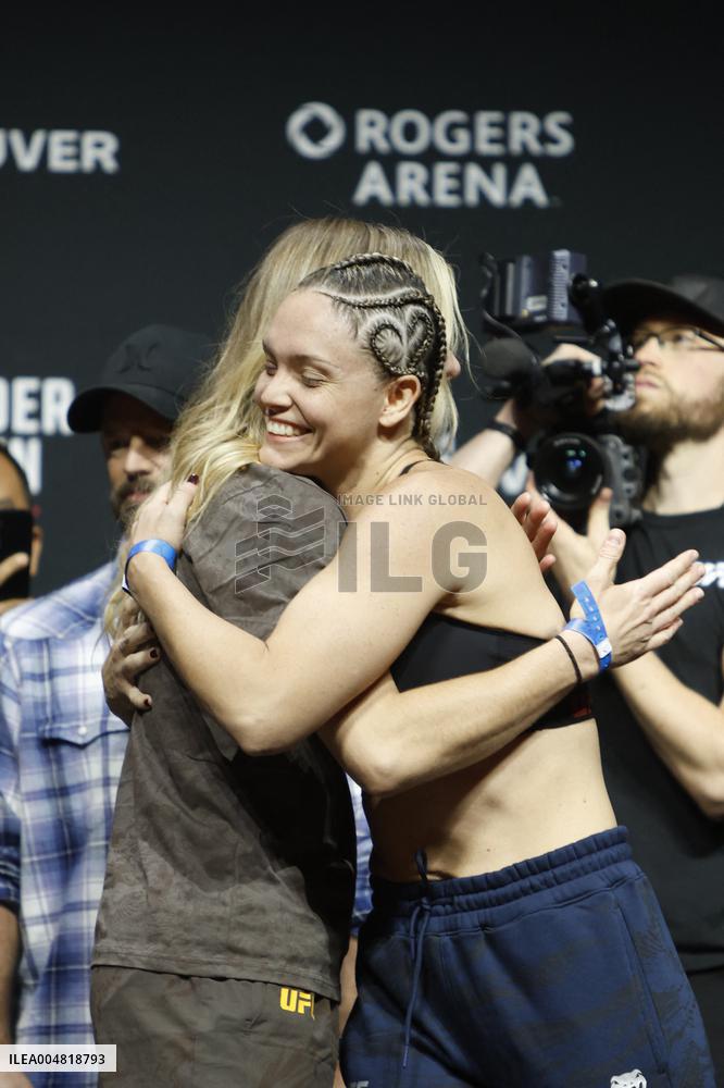 UFC Fight Night Weigh-In Event Ridder vs Allen - Vancouver