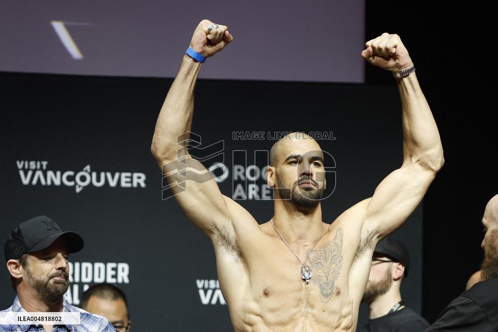 UFC Fight Night Weigh-In Event Ridder vs Allen - Vancouver