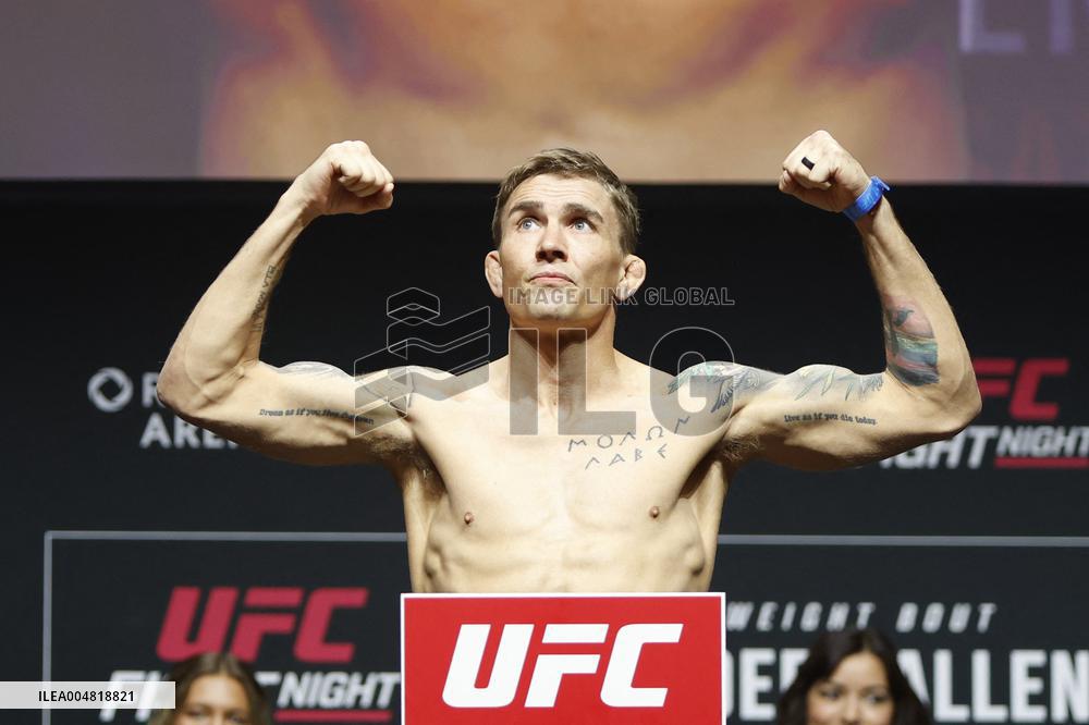 UFC Fight Night Weigh-In Event Ridder vs Allen - Vancouver