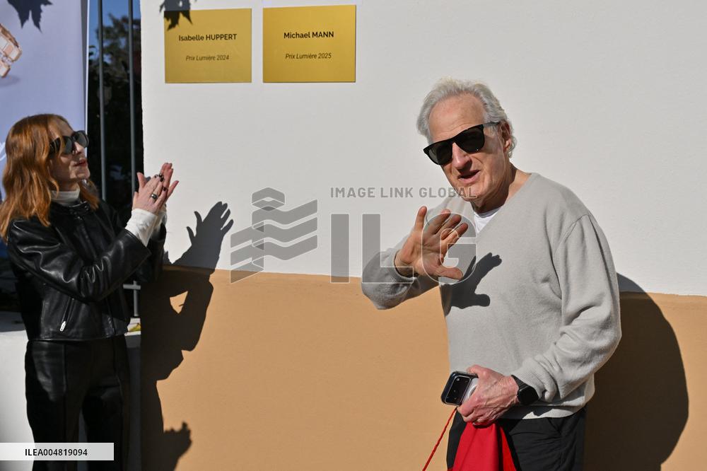 17th Lumiere Film Festival Michael Mann Unveils His Plaque On Film Makers Wall