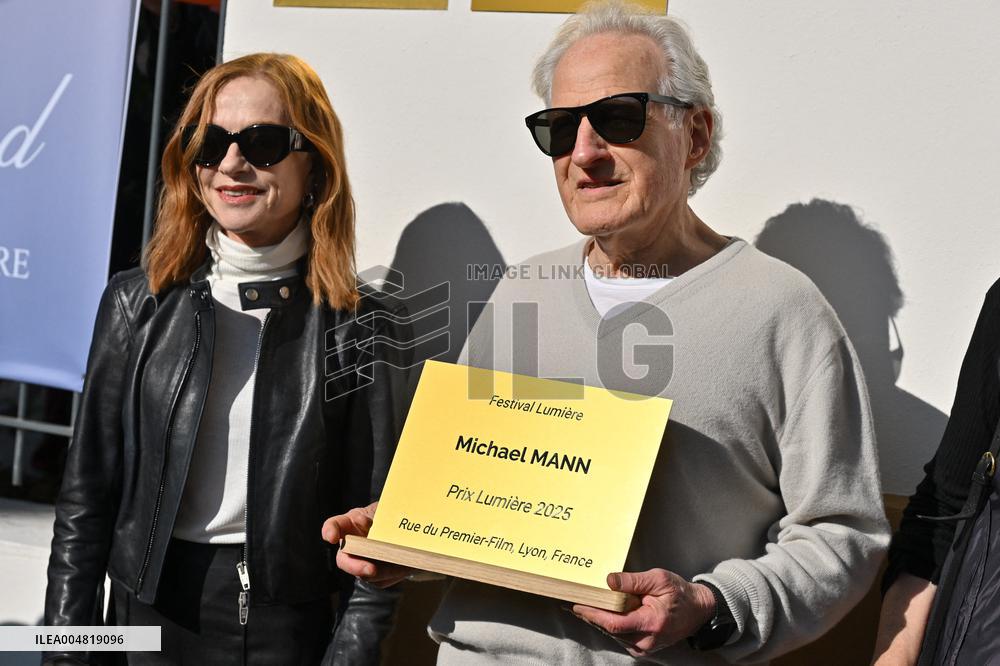 17th Lumiere Film Festival Michael Mann Unveils His Plaque On Film Makers Wall