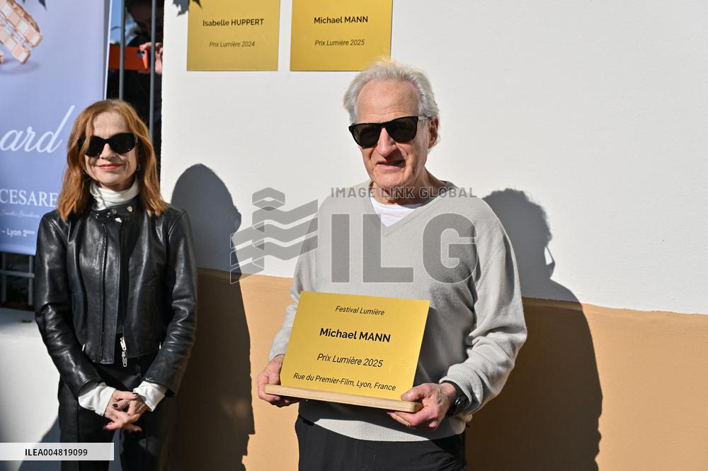 17th Lumiere Film Festival Michael Mann Unveils His Plaque On Film Makers Wall
