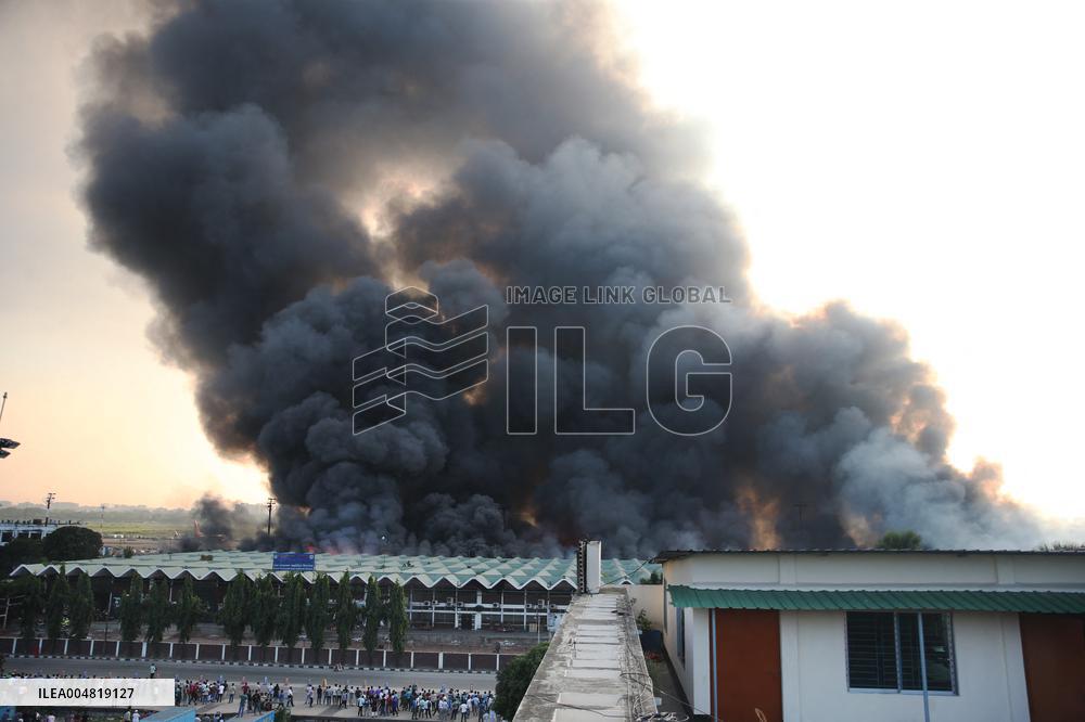 Dhaka International Airport Fire - Bangladesh