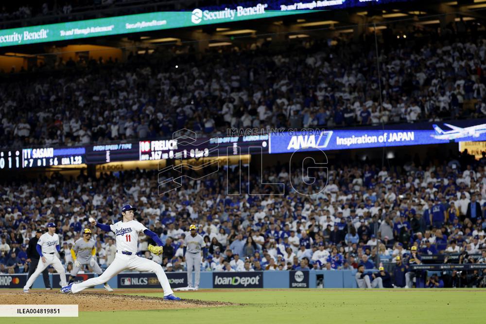 Baseball: NL Championship Series between Brewers and Dodgers