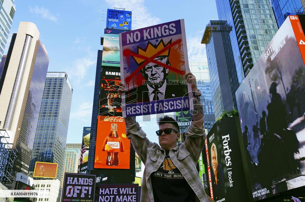 Anti-Trump protest in New York
