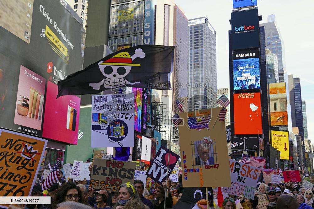 Anti-Trump protest in New York