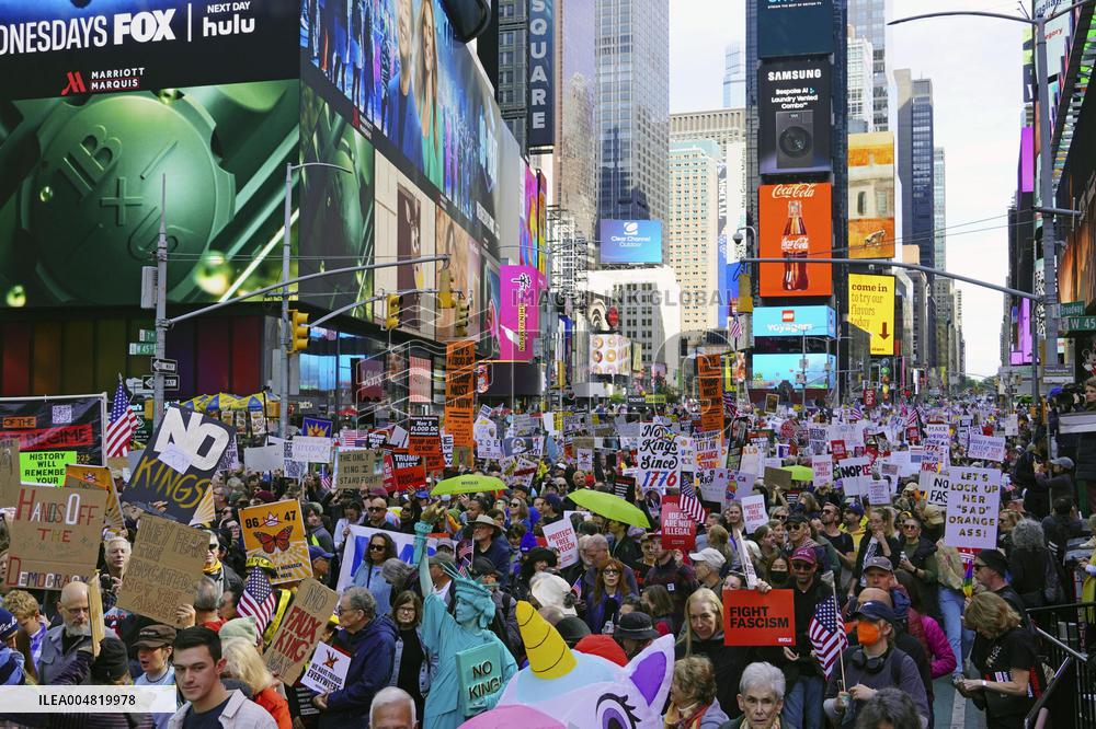 Anti-Trump protest in New York