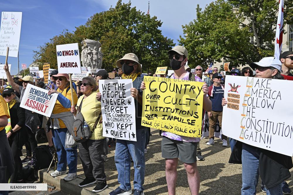 Anti-Trump protest in Washington