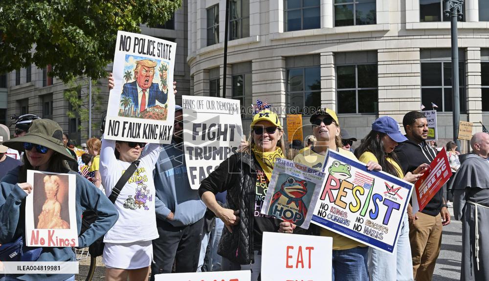 Anti-Trump protest in Washington