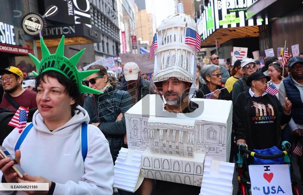 No Kings Protest in New York