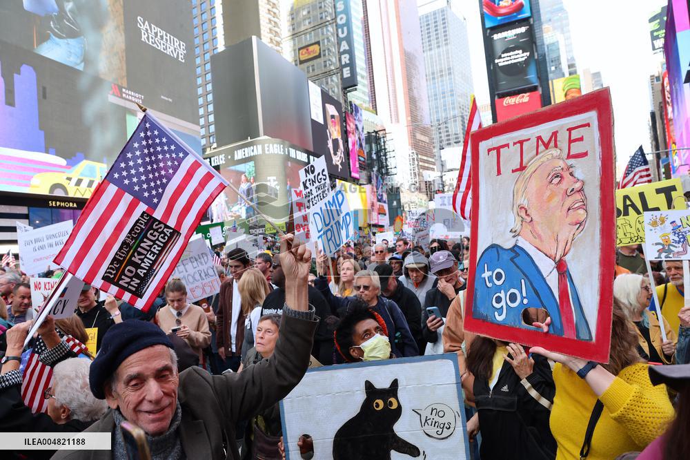 No Kings Protest in New York