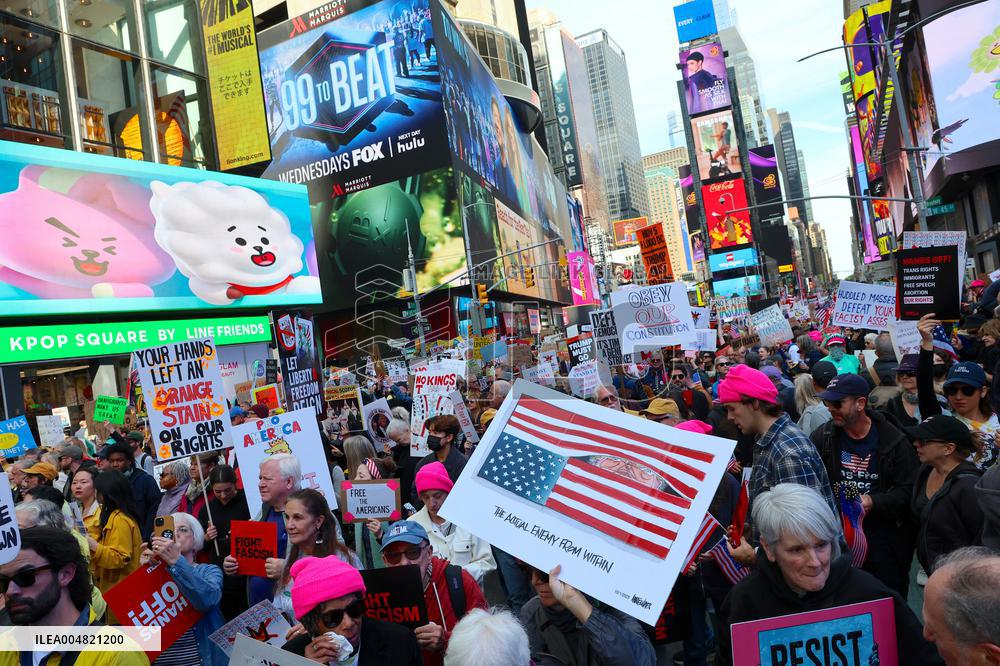 No Kings Protest in New York