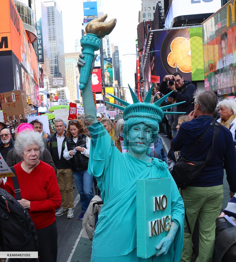 No Kings Protest in New York