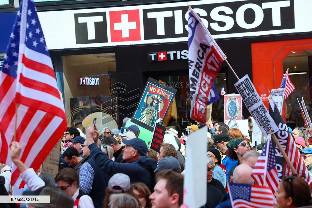 No Kings Protest in New York