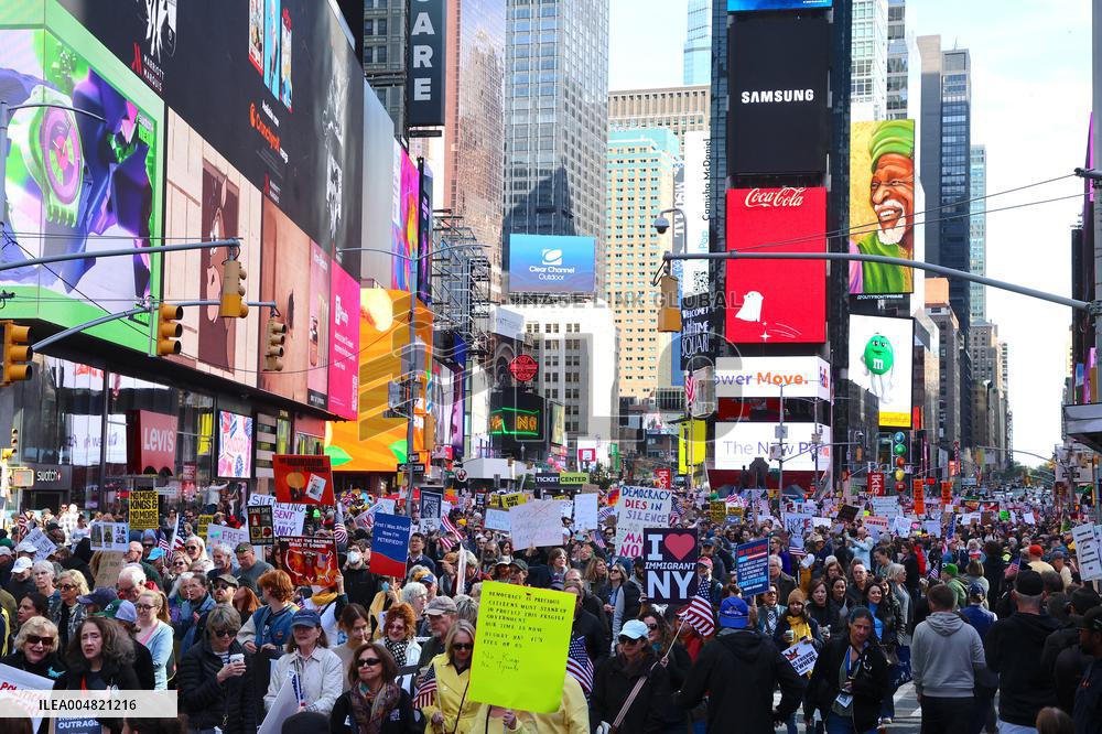 No Kings Protest in New York