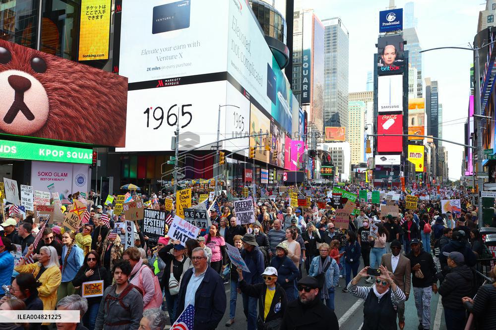 No Kings Protest in New York