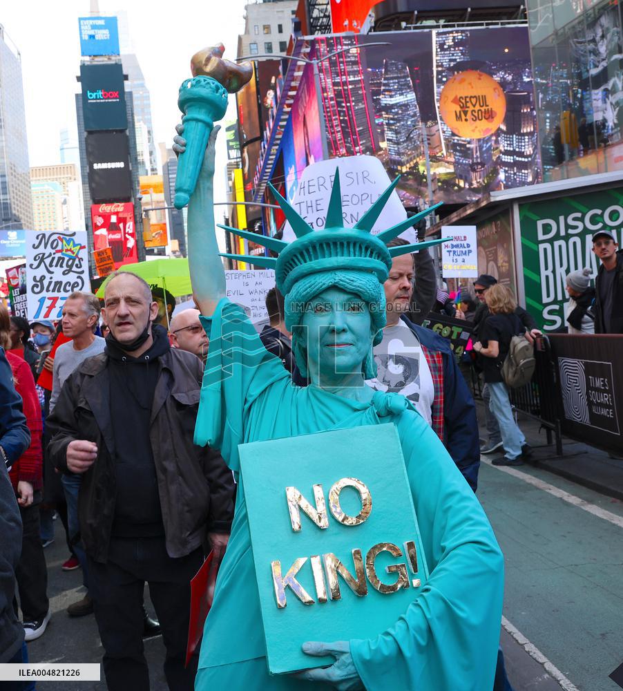 No Kings Protest in New York