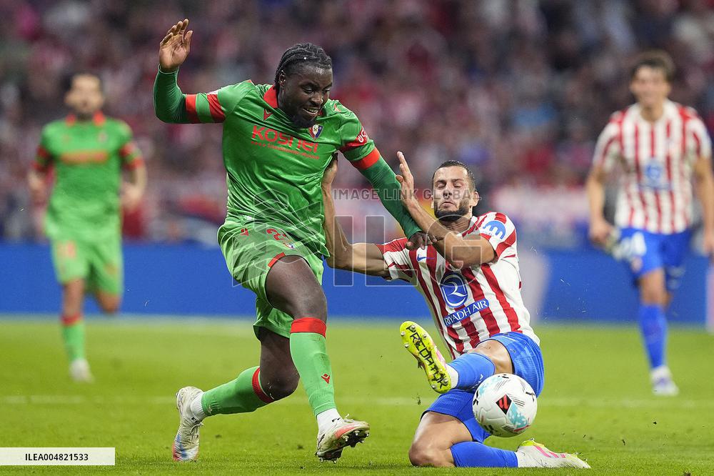 La Liga - Atletico De Madrid v Club Atletico Osasuna