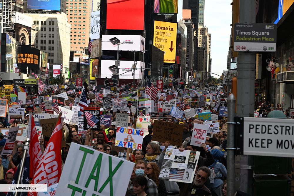 No Kings Protest in New York City - NYC
