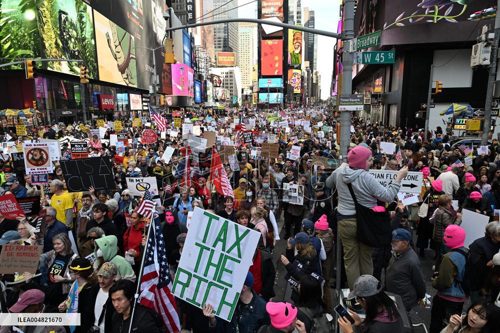 No Kings Protest in New York City - NYC