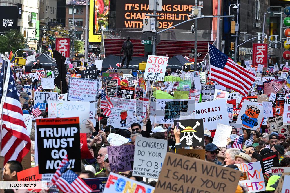 No Kings Protest in New York City - NYC