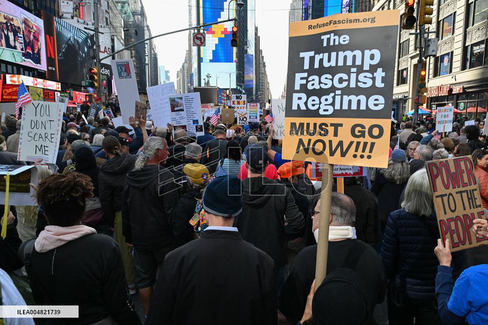 No Kings Protest in New York City - NYC