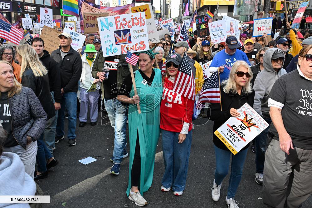 No Kings Protest in New York City - NYC